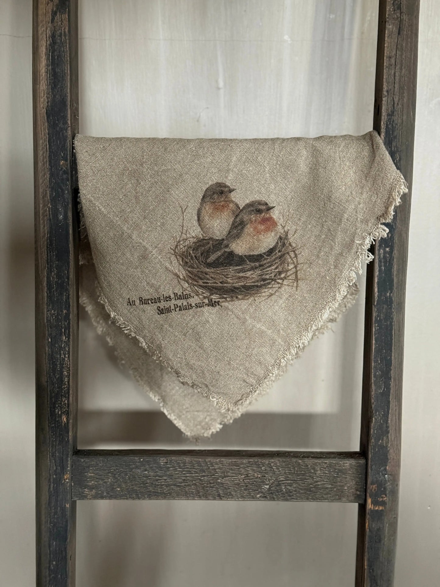 Shabby chic cloth "Robin's nest"