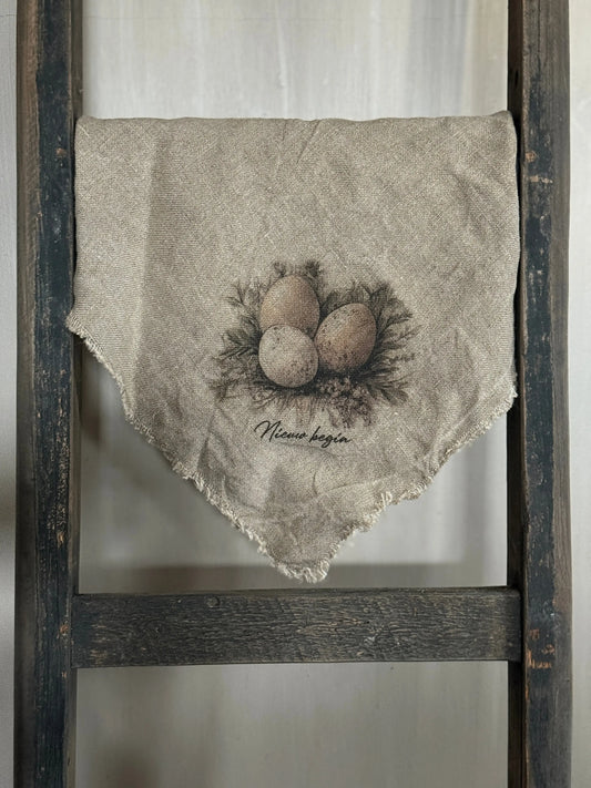 Shabby chic cloth "Eggs"