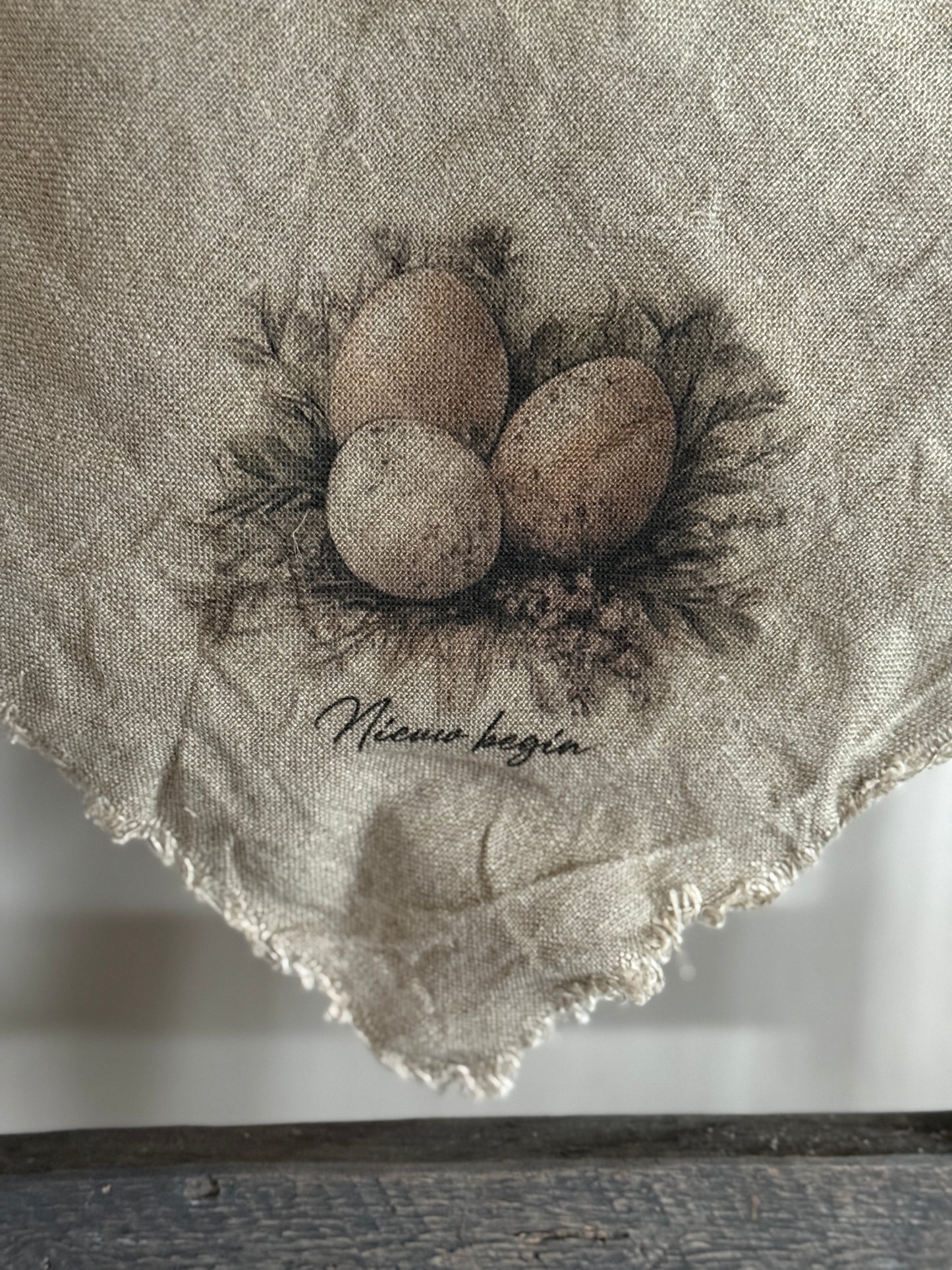 Shabby doek "Eieren"