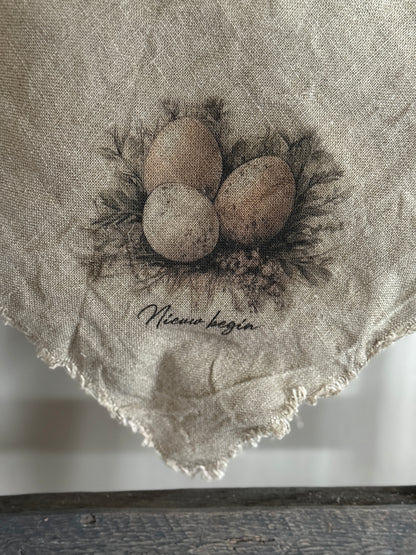 Shabby doek "Eieren"