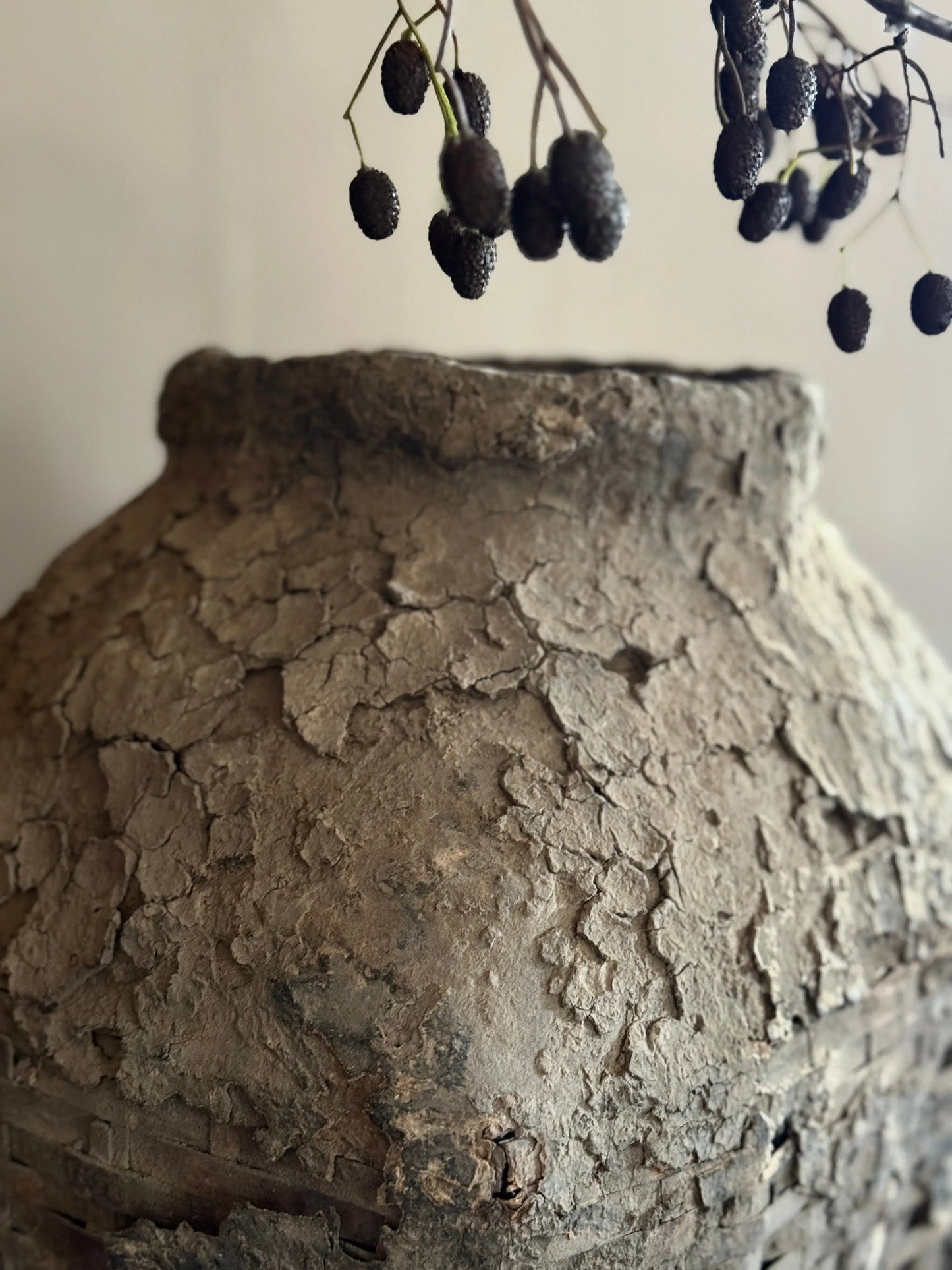 Authentic Old Clay Basket - Trapa Living (05)
