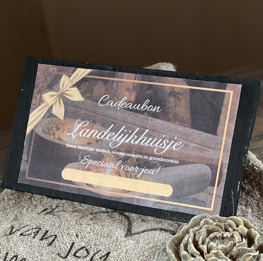 Rural cottage gift card