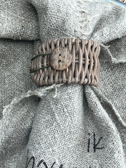 Napkin rings, Natural, set of 6 pieces