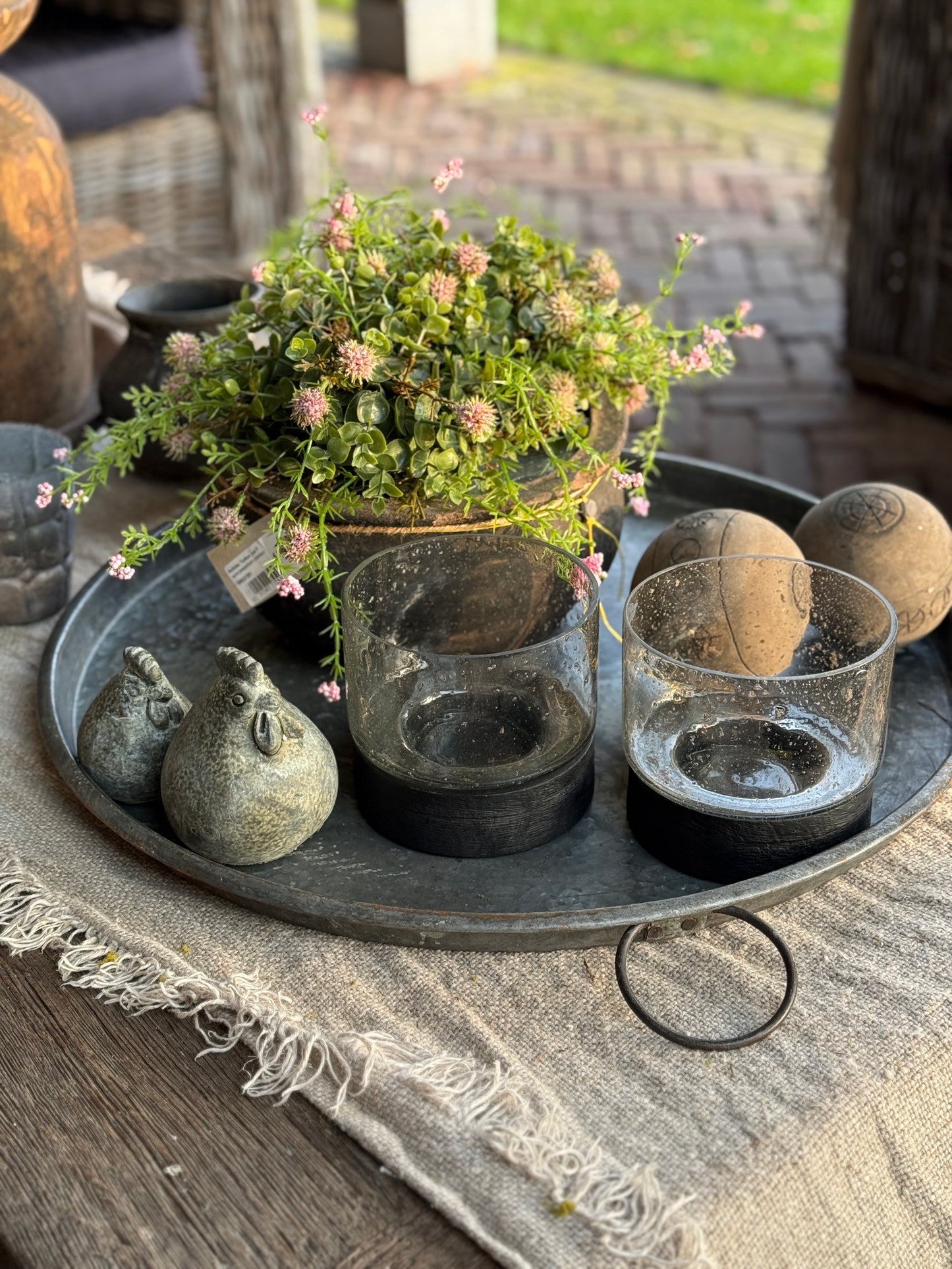 Metalen Dienblad met  handvaten