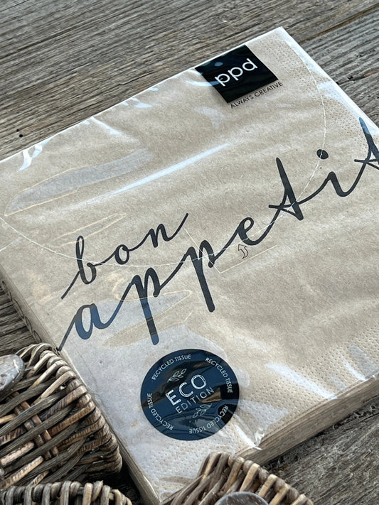 Servetten "Bon Appetit", 20 stuks