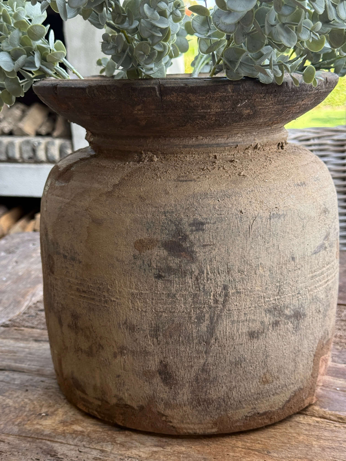 Nepalese pot/vaas – oude pot uit India