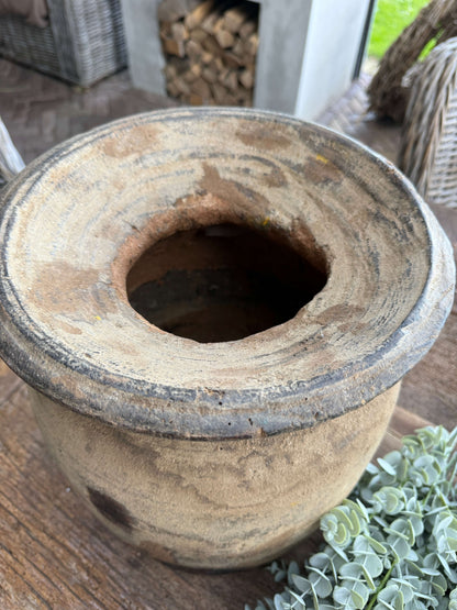 Nepalese pot/vaas – oude pot uit India