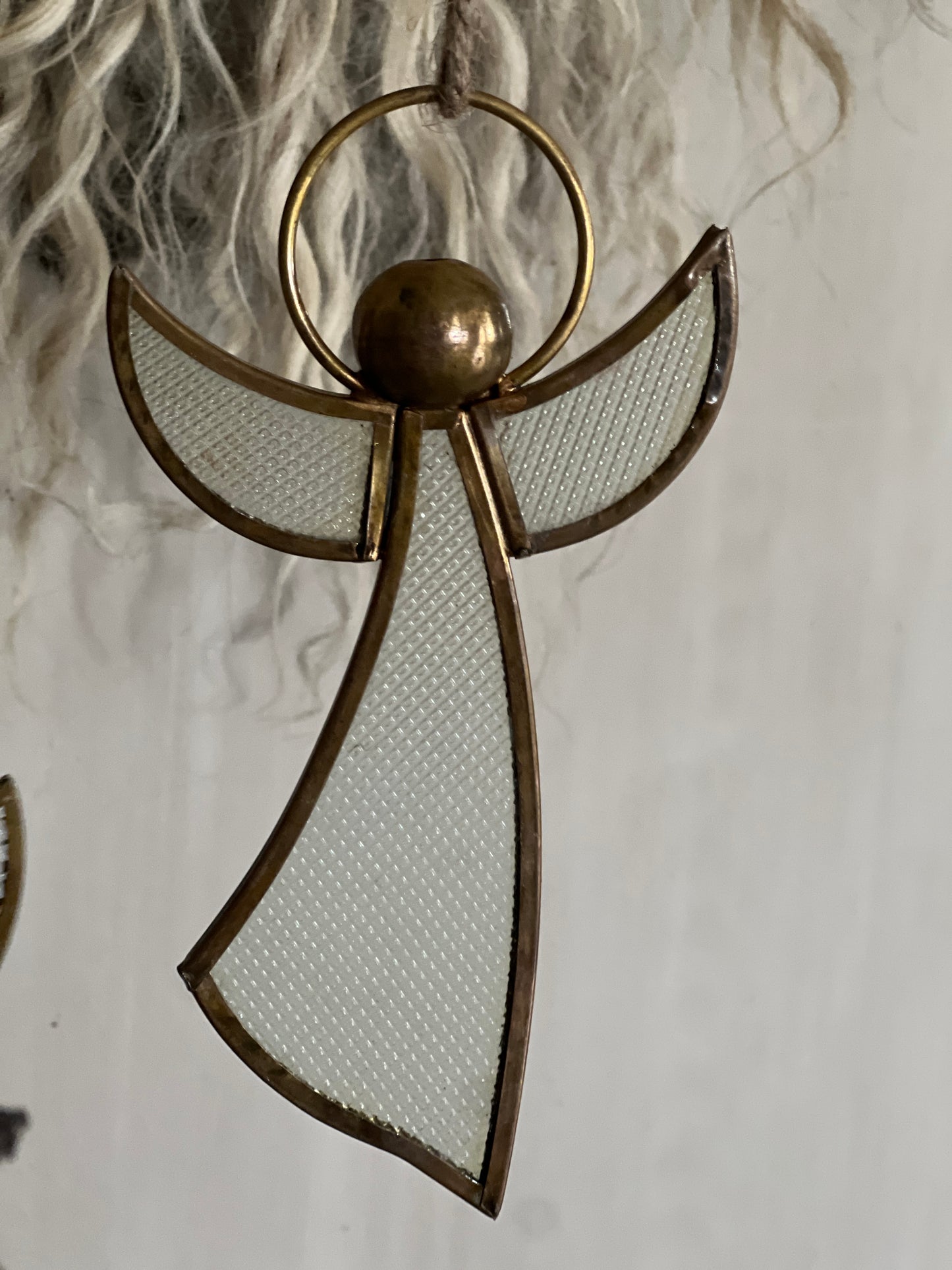 Engel hanger van bubbel glas/ metaal, verkrijgbaar in M en L