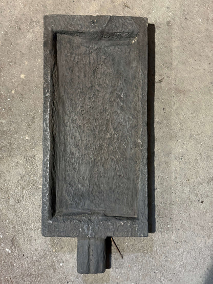 Holztablett mit Stiel
