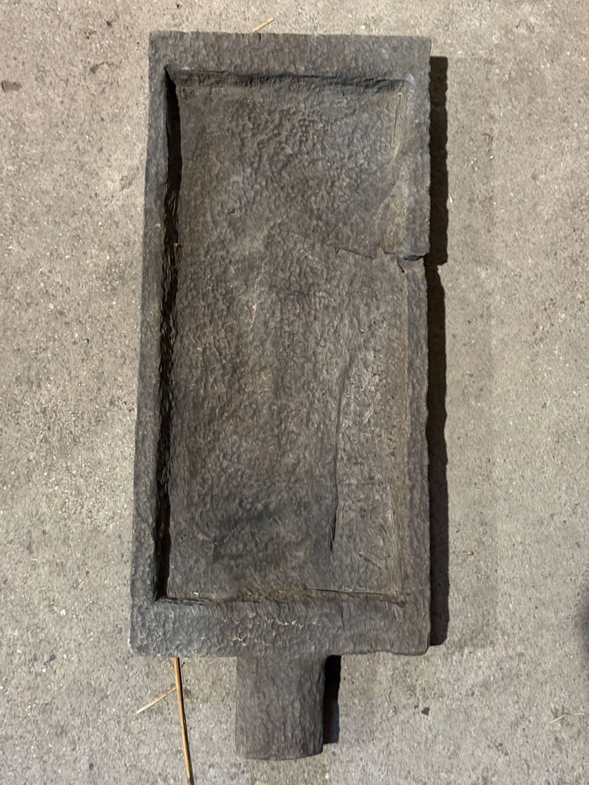 Holztablett mit Stiel