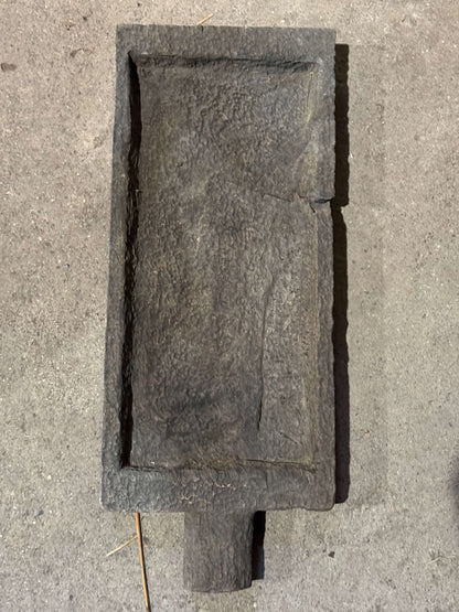 Holztablett mit Stiel