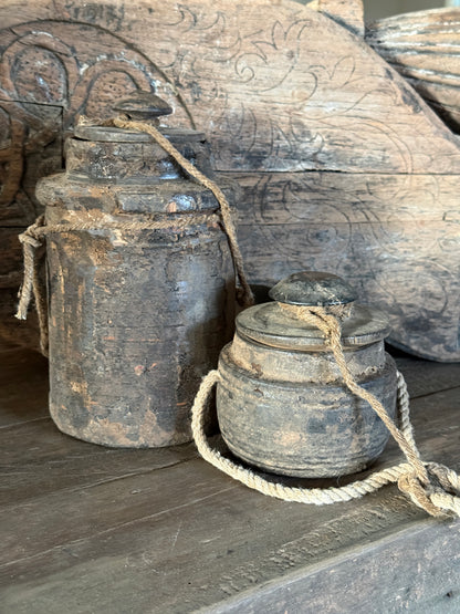 Uniek Oud Nepalees potje (8)