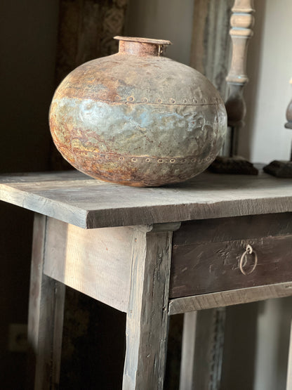 Side table Driftwood met 1 lade en tussen spijl, afhaalprijs