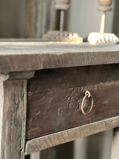 Side table Driftwood with 1 drawer - Trapa Living