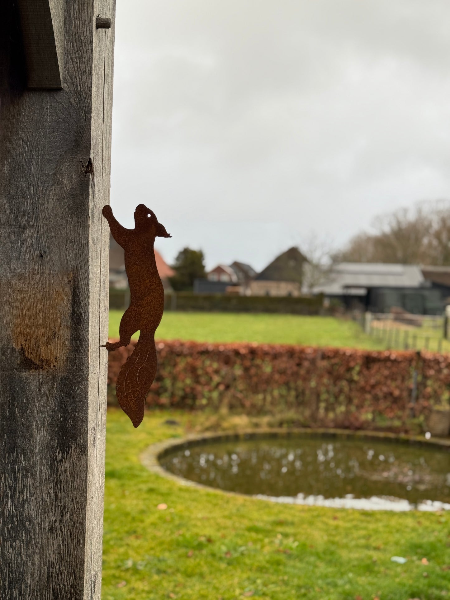 Eekhoorn van Geroest Metaal