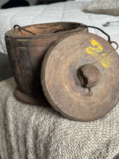 Nepalese pot met deksel-(LH22)