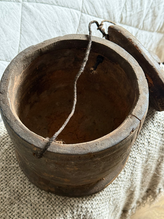 Nepalese pot met deksel-(LH22)