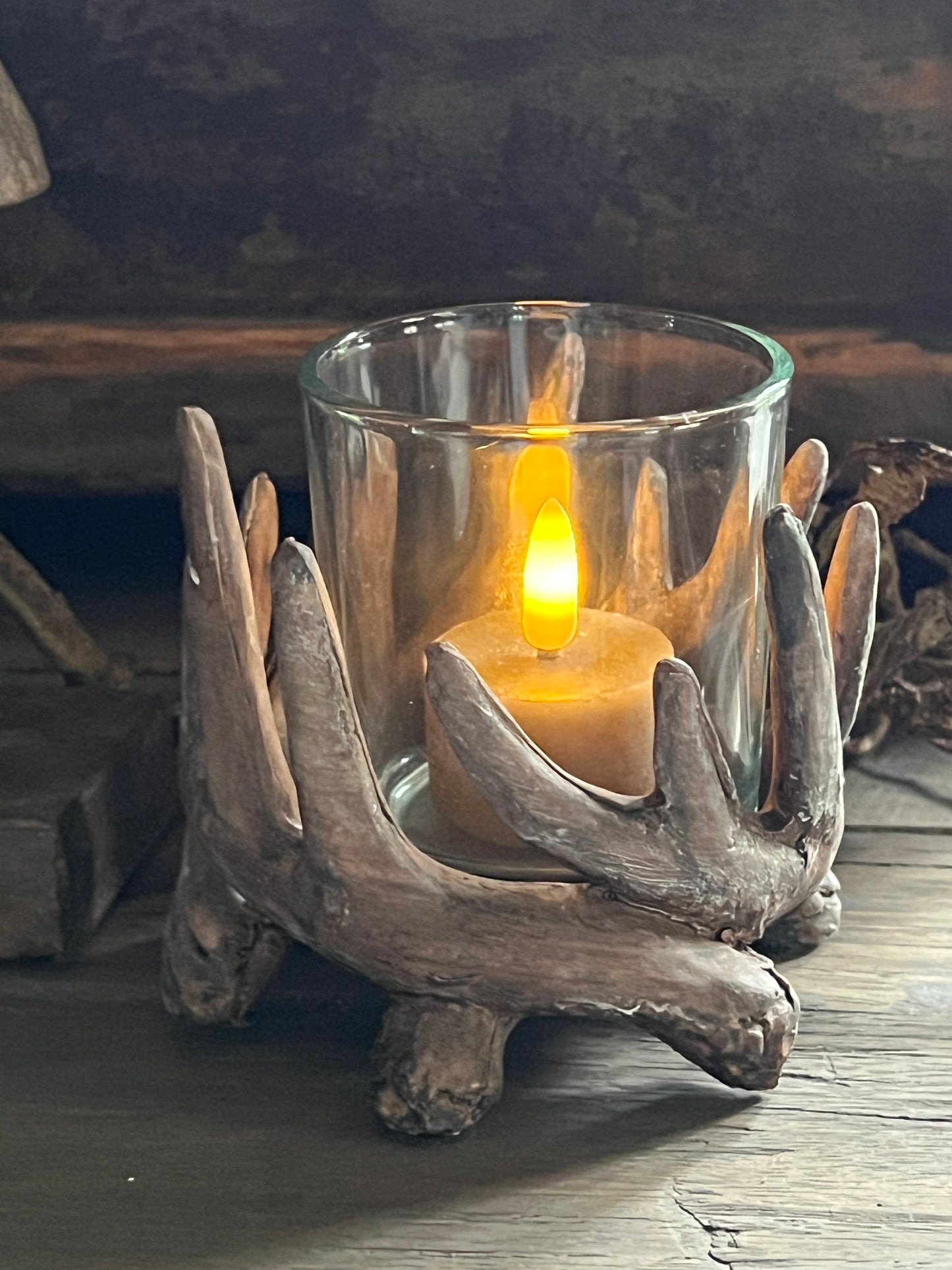 Tea light antlers