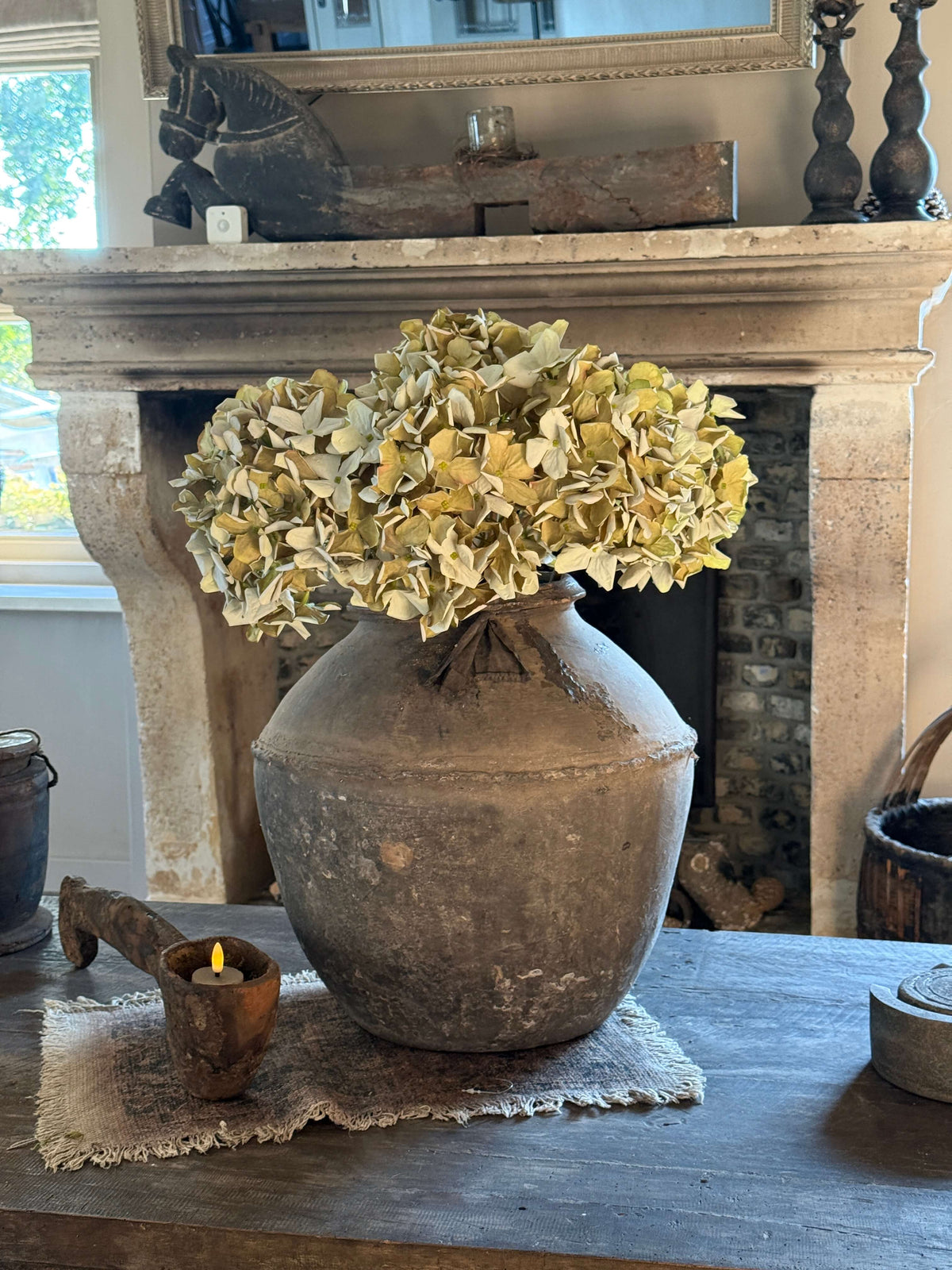 Oude waterpot uit India - (Afhaal product)