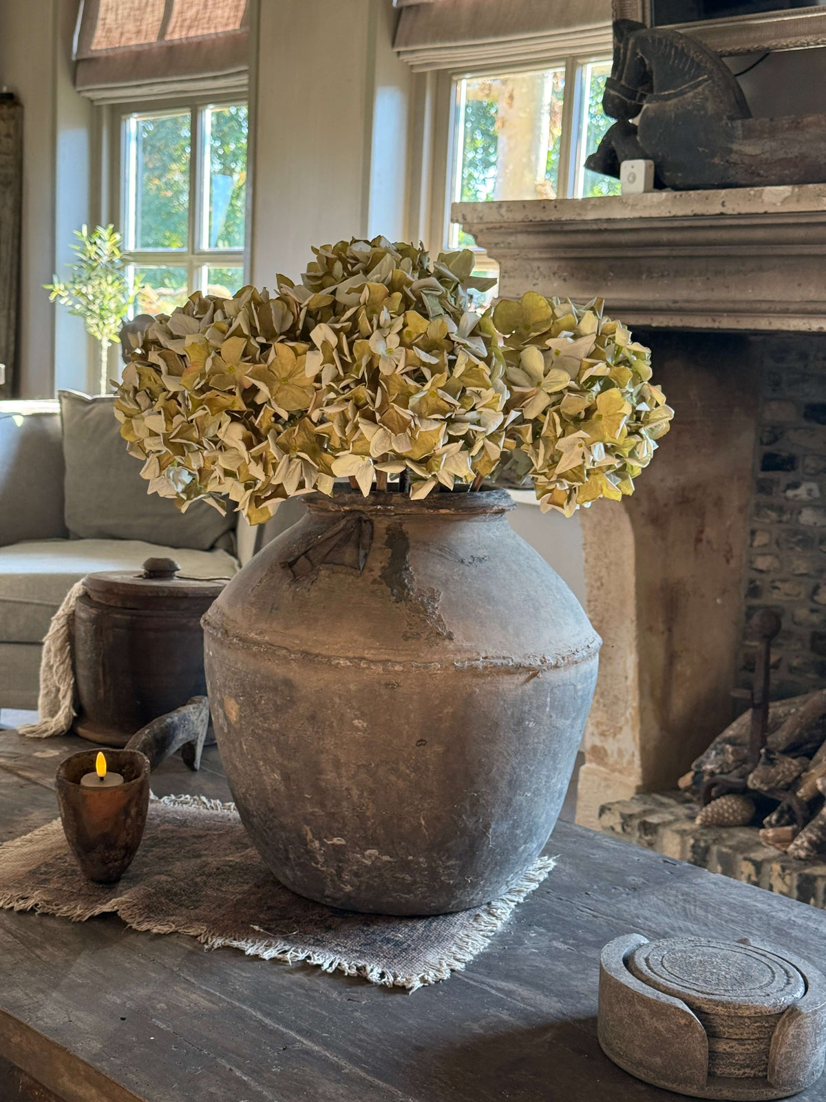 Oude waterpot uit India - (Afhaal product)