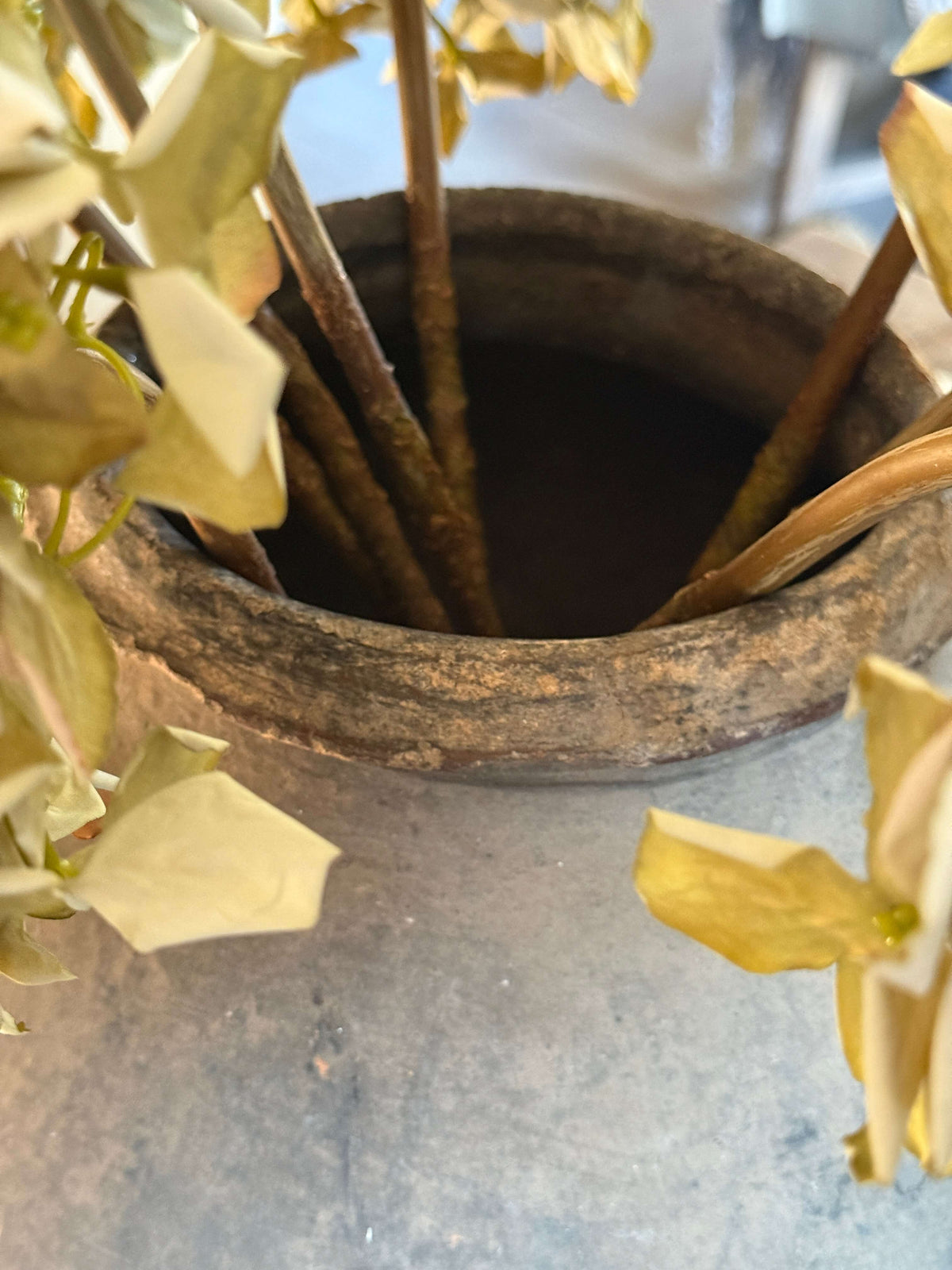 Oude waterpot uit India - (Afhaal product)
