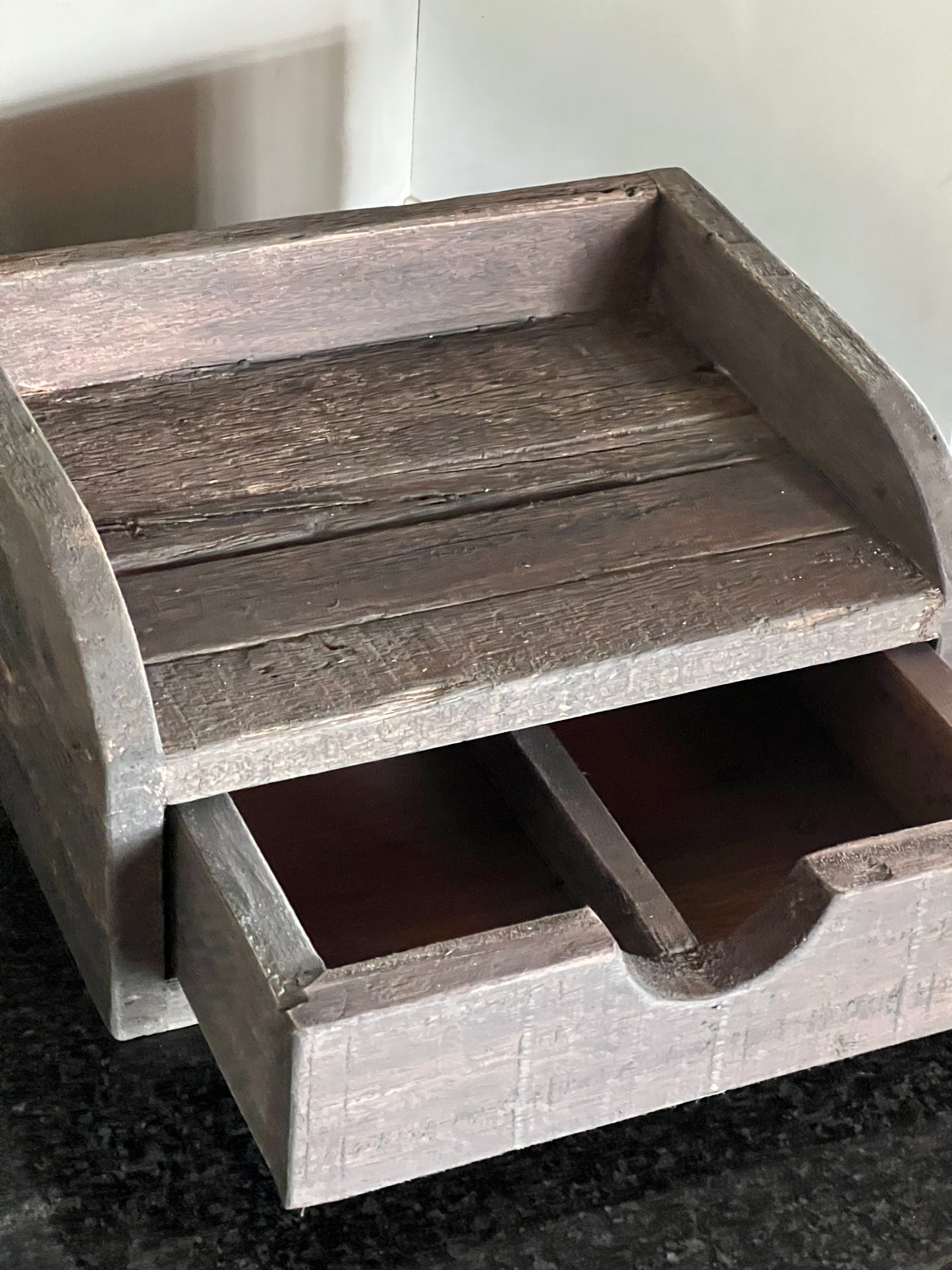 Coffee tray with drawer size L