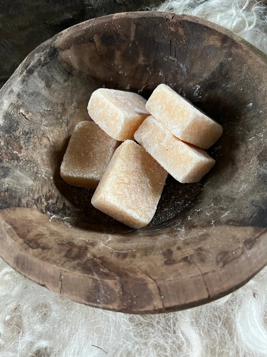 Amber blokje White Musk