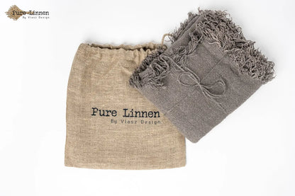Tafelloper/Tafelrunner 100% linnen "Dina" Grey