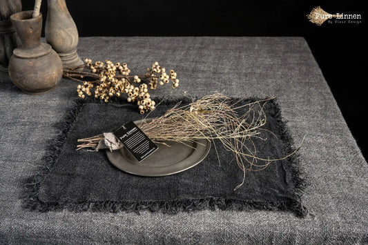 Placemats Straight 100% linen "Danna" Stonewash