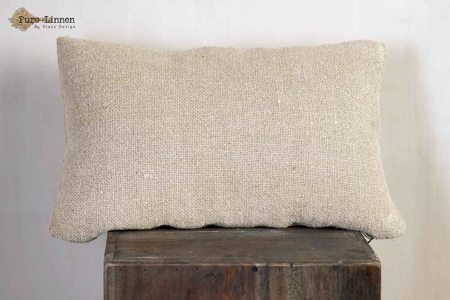 Decorative cushion 100% linen "Rachel" Natural incl. inner cushion 30x50cm