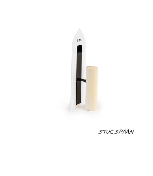 Plastic stucspaan kunstof, 21 cm.x56 mm.