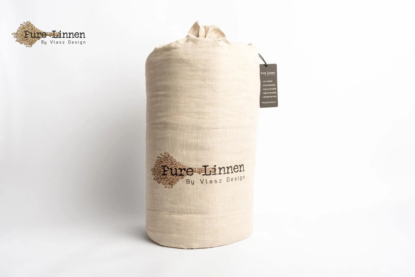 Linen Bedspread Natural/Diamond - Pure Linen