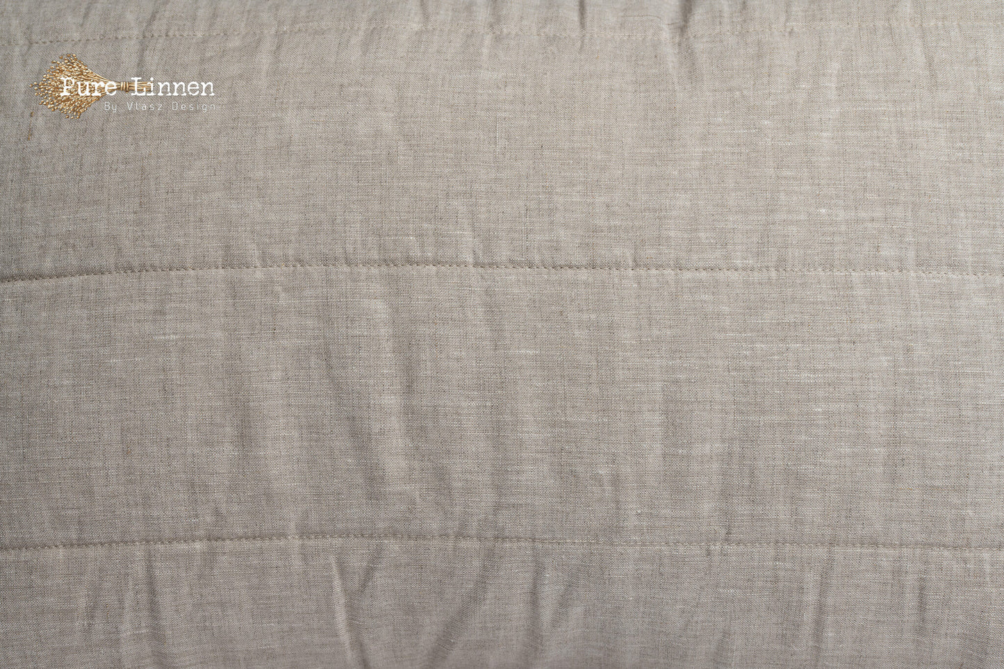 Linen Bed Runner/Bed Runner Natural/Stripes - Pure Linen
