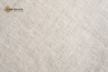 Linen Duvet Cover Natural/Bows - Pure Linen