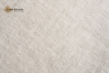 Linen Fitted Sheet Natural/30cm - Pure Linen