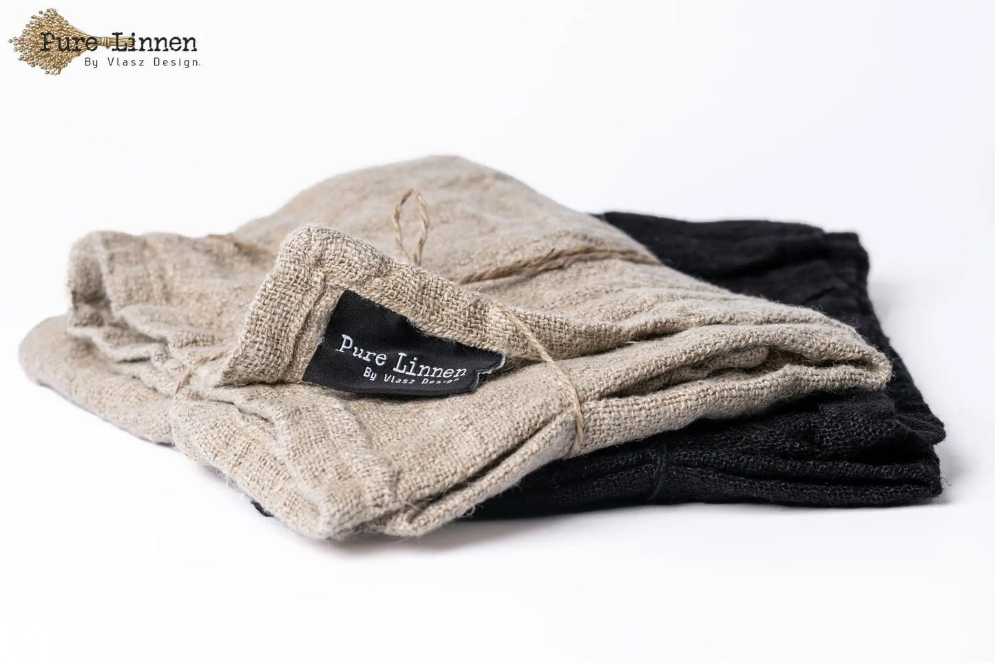 Geschirrtuch Tabita 100 % Leinen Natur mit Schlaufe – Pure Linnen