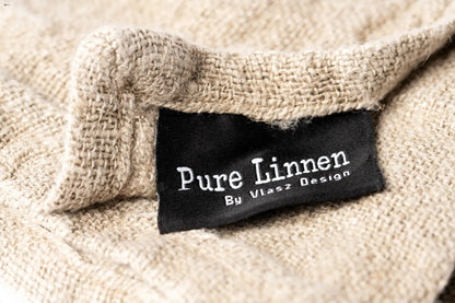 Geschirrtuch Tabita 100 % Leinen Natur mit Schlaufe – Pure Linnen