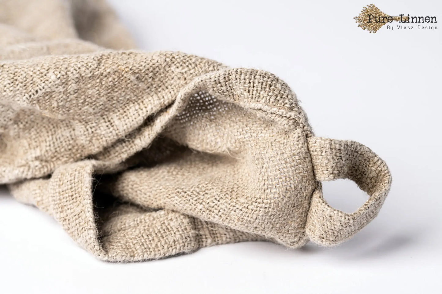 Geschirrtuch Tabita 100 % Leinen Natur mit Schlaufe – Pure Linnen