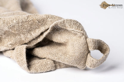 Geschirrtuch Tabita 100 % Leinen Natur mit Schlaufe – Pure Linnen