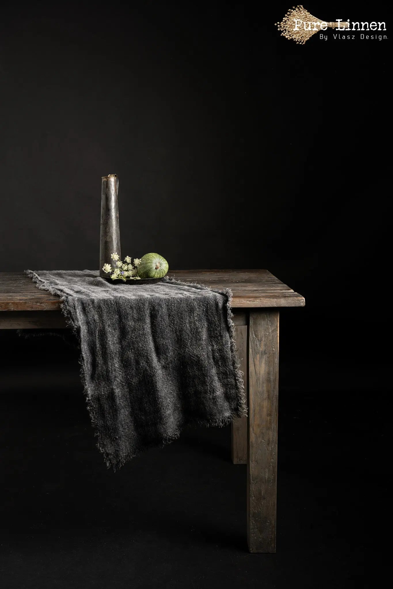 Tischläufer/Tischläufer 100% Leinen "Sifra" StoneWashed