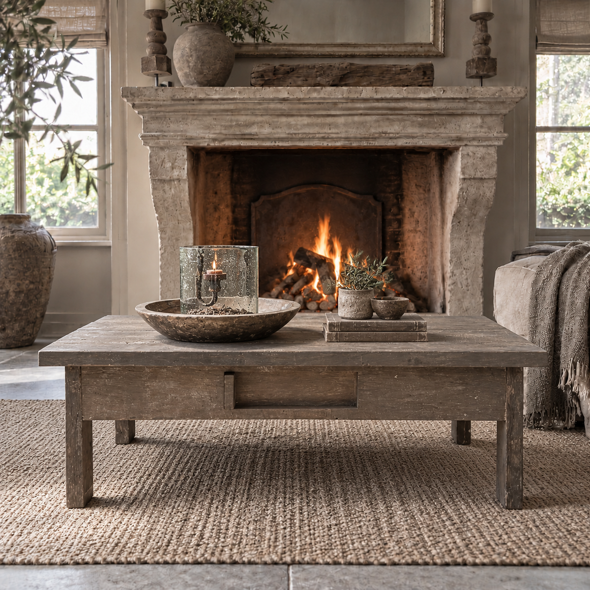 Coffee table Driftwood 120x70x45 cm
