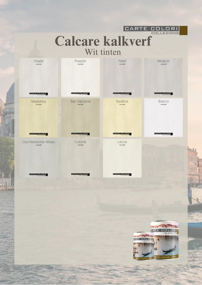 Calcare Lime Paint, Carte Colori, White Shades 
