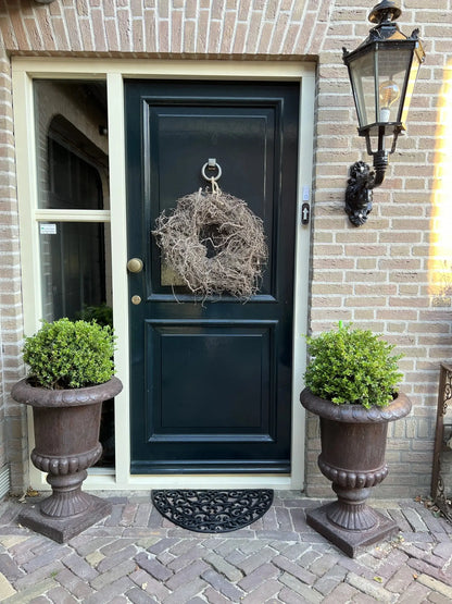 Half round rubber doormat