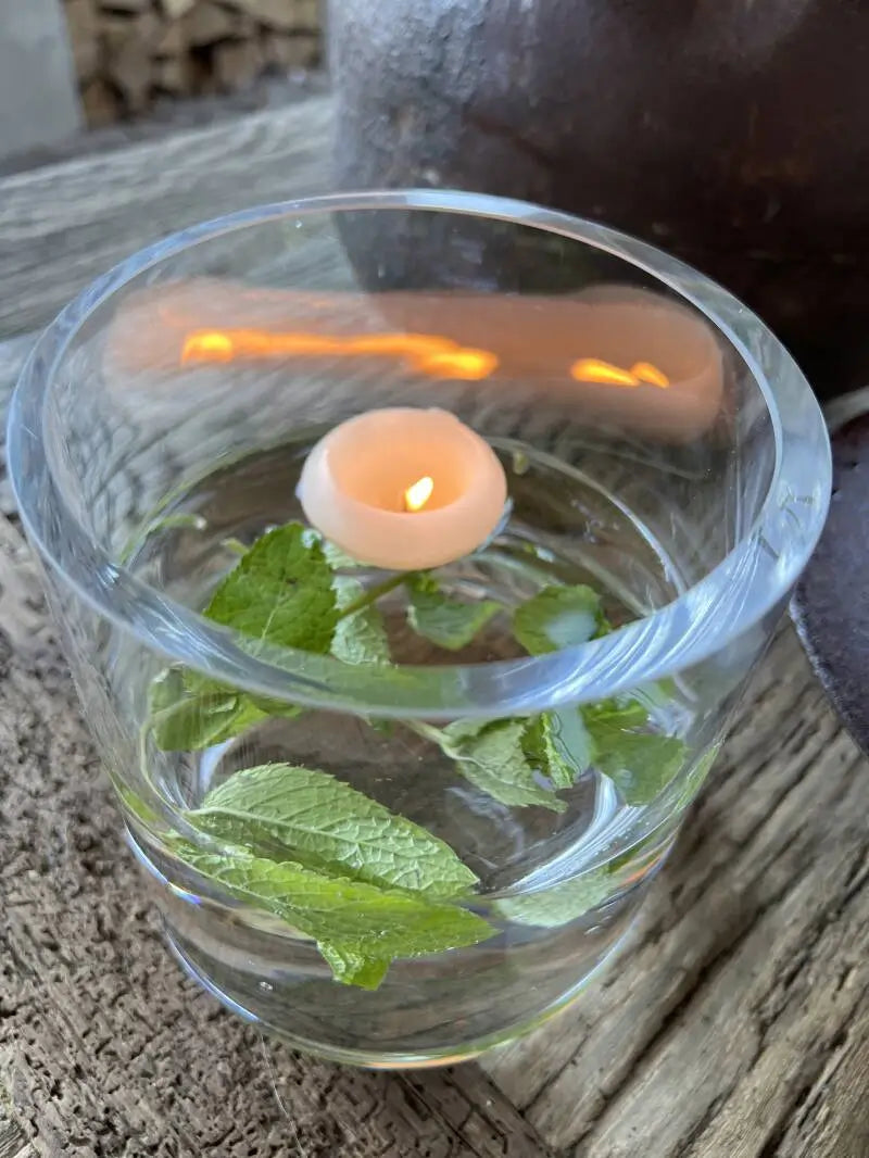Laterne aus Glas