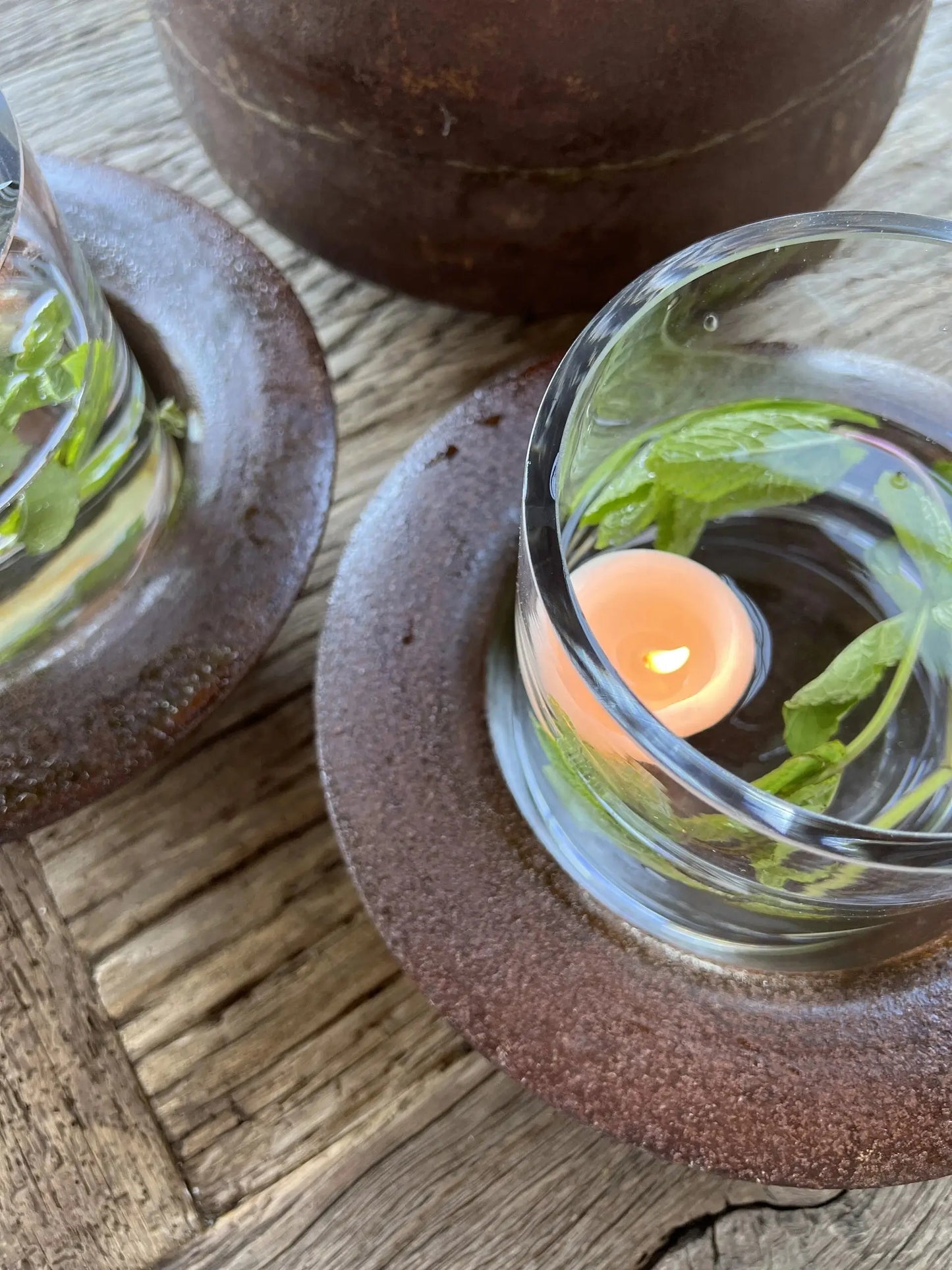 Laterne aus Glas
