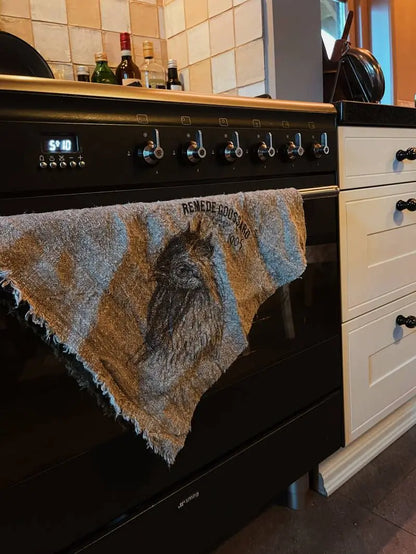 Shabby doek "Haan"