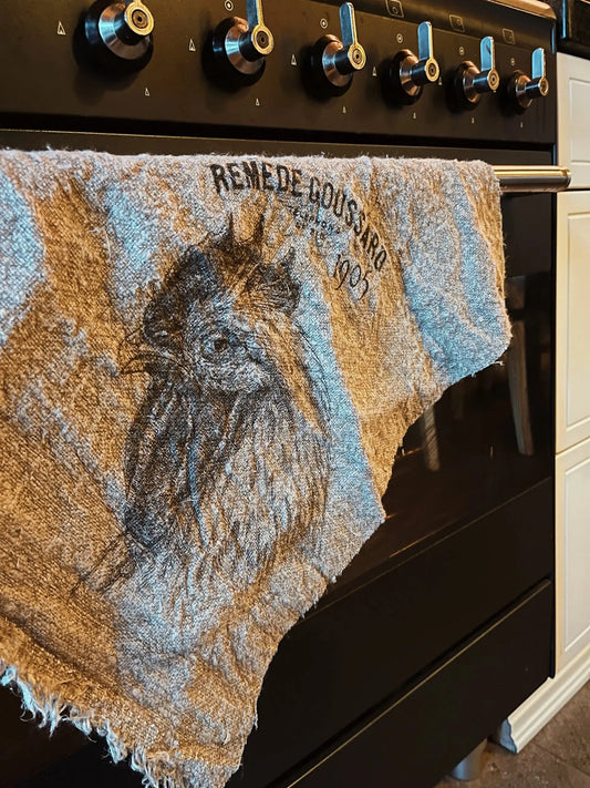 Shabby canvas "Rooster"