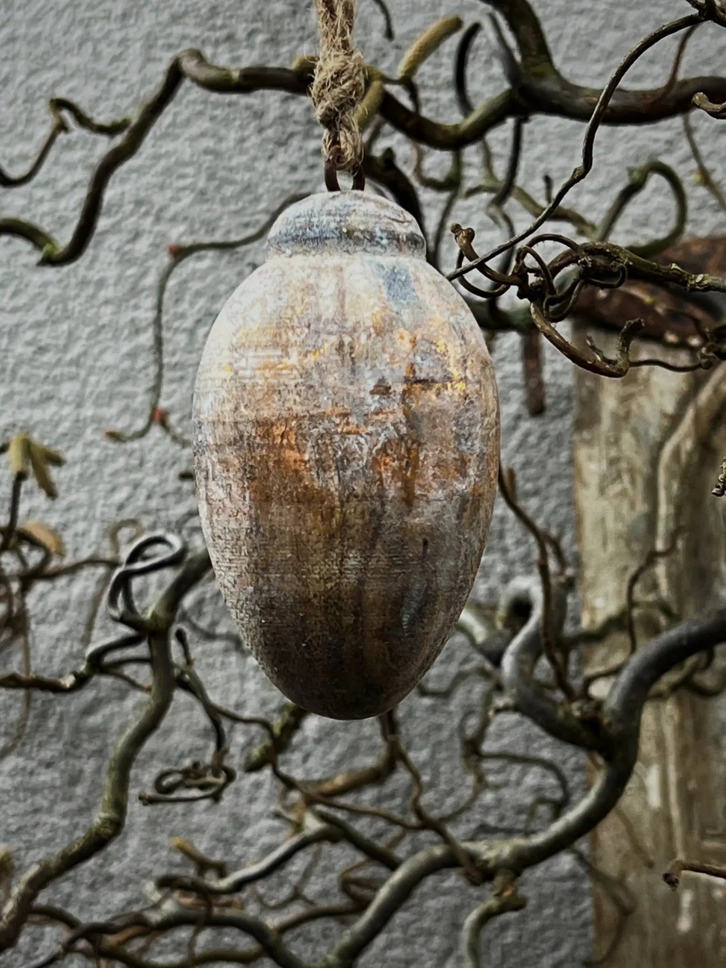 Egg Wood White Wash