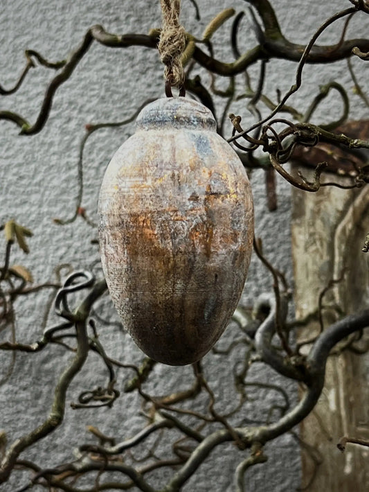 Egg Wood White Wash
