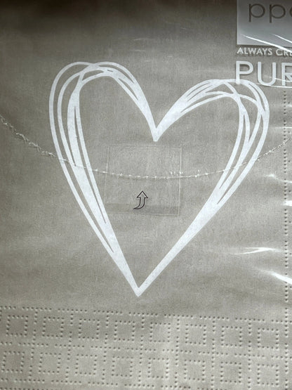 Napkin Heart, 20 pcs
